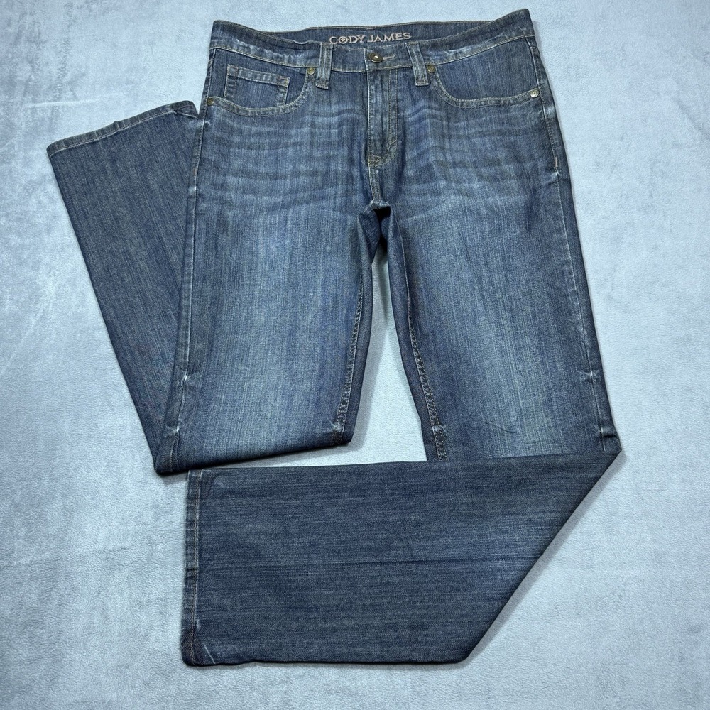 Cody James Jeans Mens 36x35 Regular Straight Leg Rodeo Ranch Cowboy Farm Garage